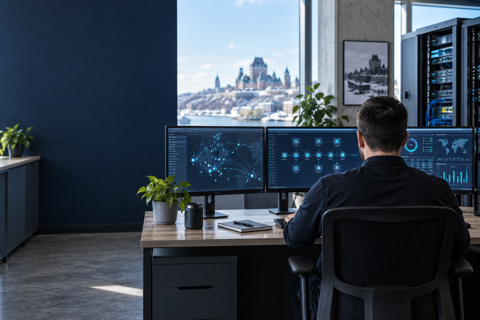 Spécialiste en technologies supervisant un environnement réseau d’entreprise